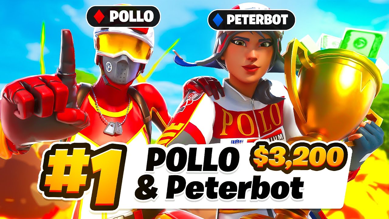 1ST DUO CASH CUP FINALS 🏆 ($3,200) w/ @PeterbotFN | Pollo