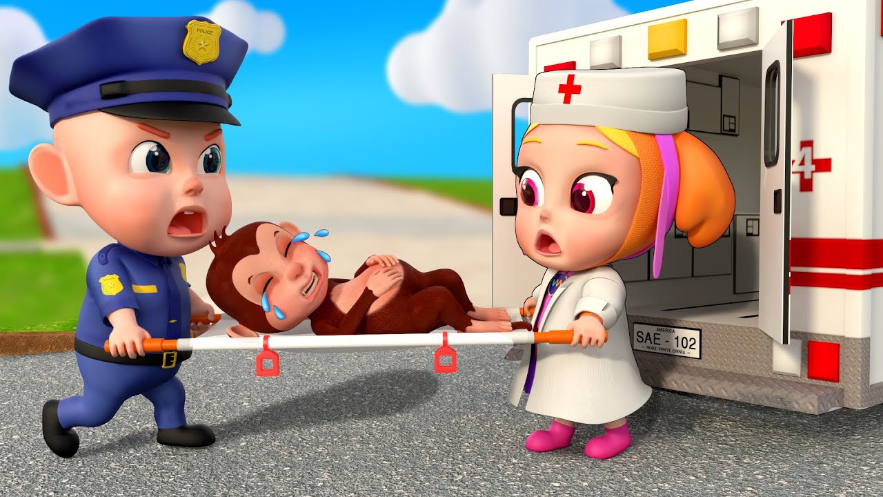 Firefighter, Police, Doctor - Job And Career Song | Police Cartoon | Nursery Rhymes & Kids Song