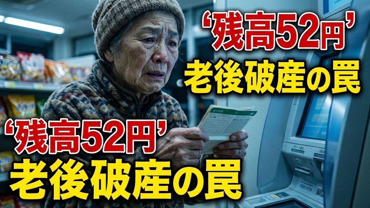 月18万で安泰のはずが…残高52円。78歳女性が落ちた老後破産の罠