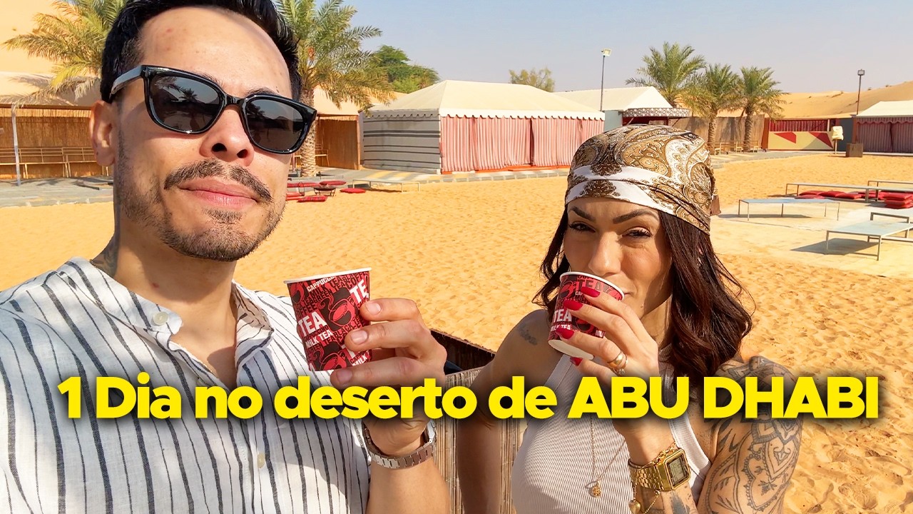 Vale a pena ir no DESERTO de Abu Dhabi e Passear de camelo? 🐫