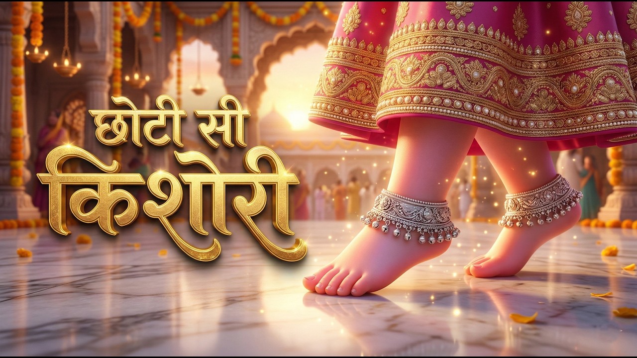 छोटी सी किशोरी ❤️ Radha Rani Mere Angna Mein | Heart Touching Radha Krishna Bhajan