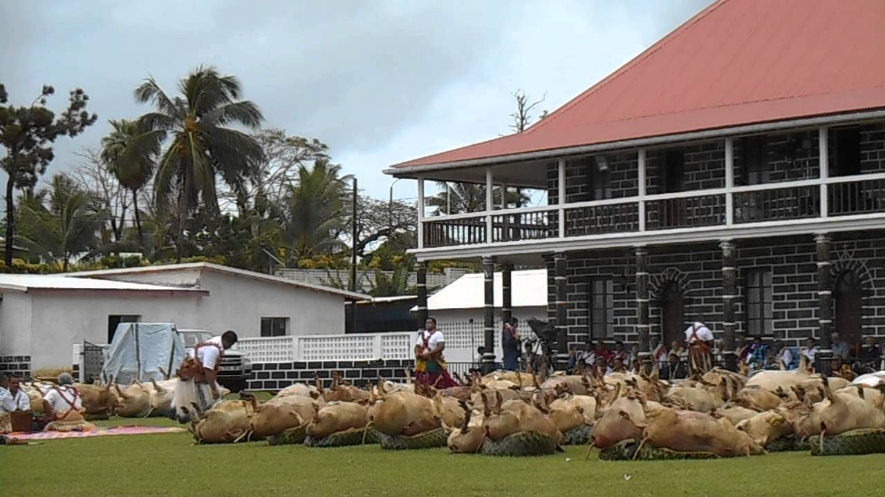 The royal kava ceremony on Wallis (Aug 2014)