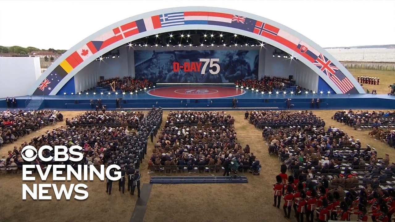 D-Day veterans honored 75 years after the historic invasion