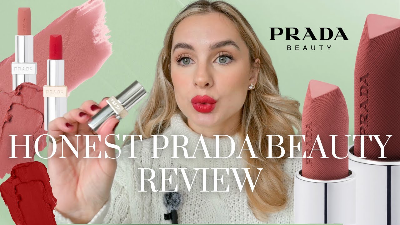 PRADA Monochrome 5 Soft & Hyper Matte Lipsticks Try On | Perfect Winter Shades