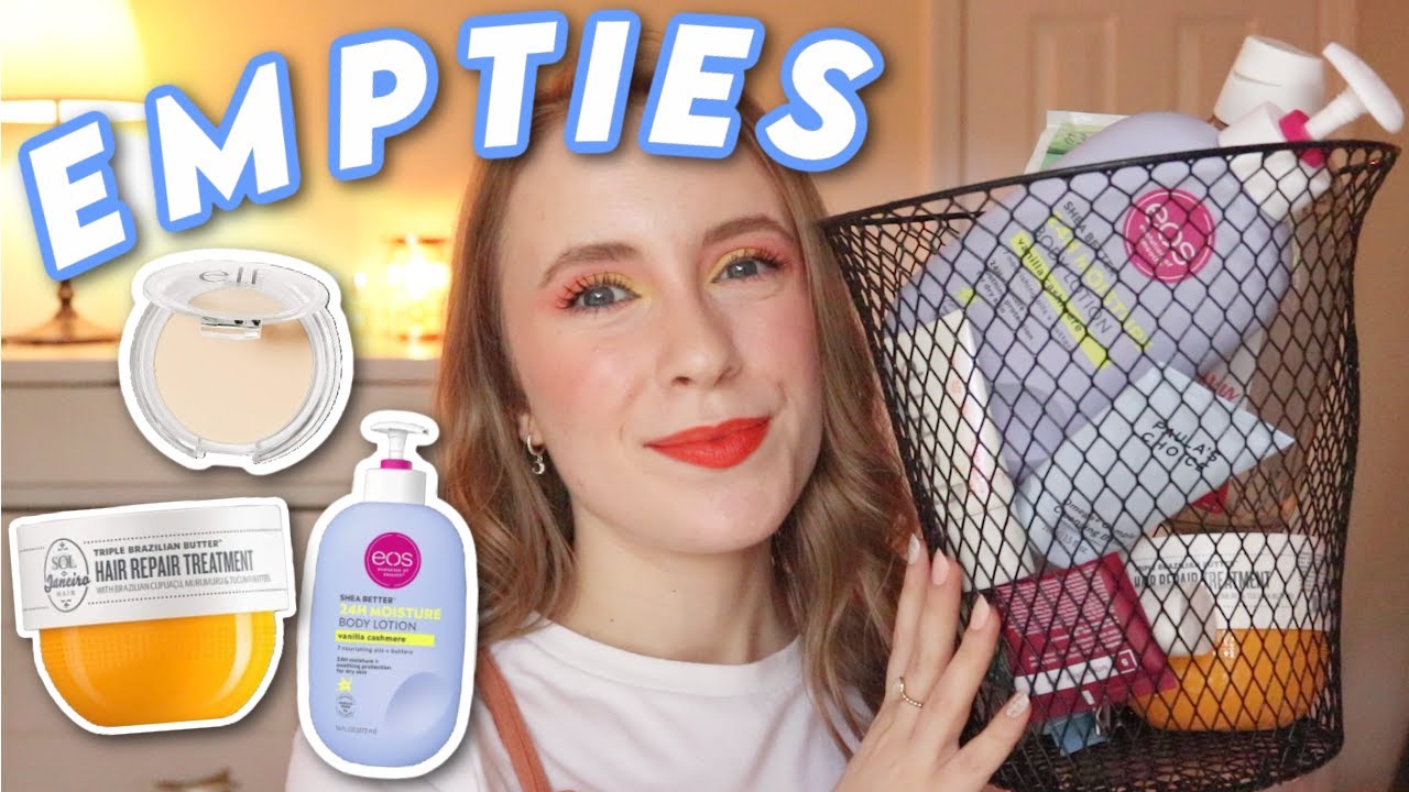 BEAUTY EMPTIES: June 2021 // eos Body Lotion, Sol de Janeiro Hair Mask, elf Prime & Stay Powder...