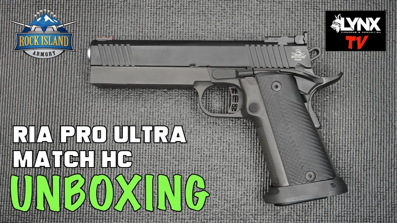 Lynx FA TV: Распаковка Rock Island Armory Pro Ultra Match HC .40S&W