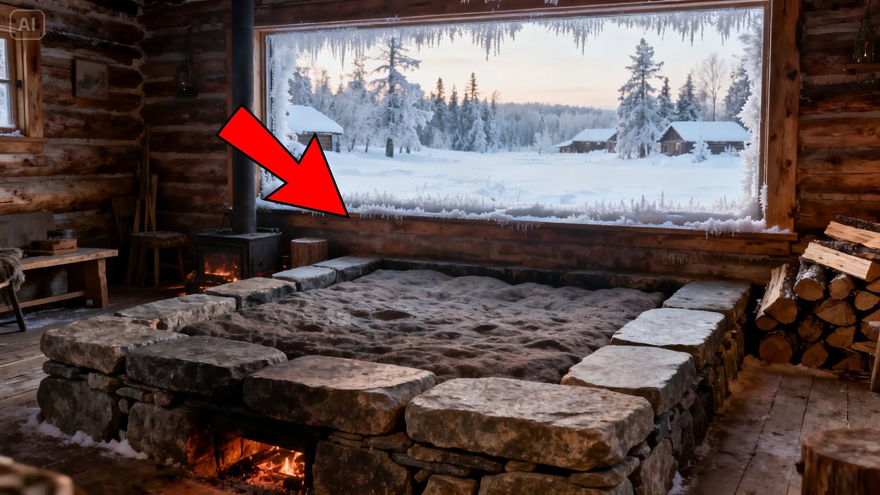 NEIGHBORS LAUGHED AT HIS STONE OVEN BED — UNTIL HE SLEPT 55° WARMER ALL WINTER