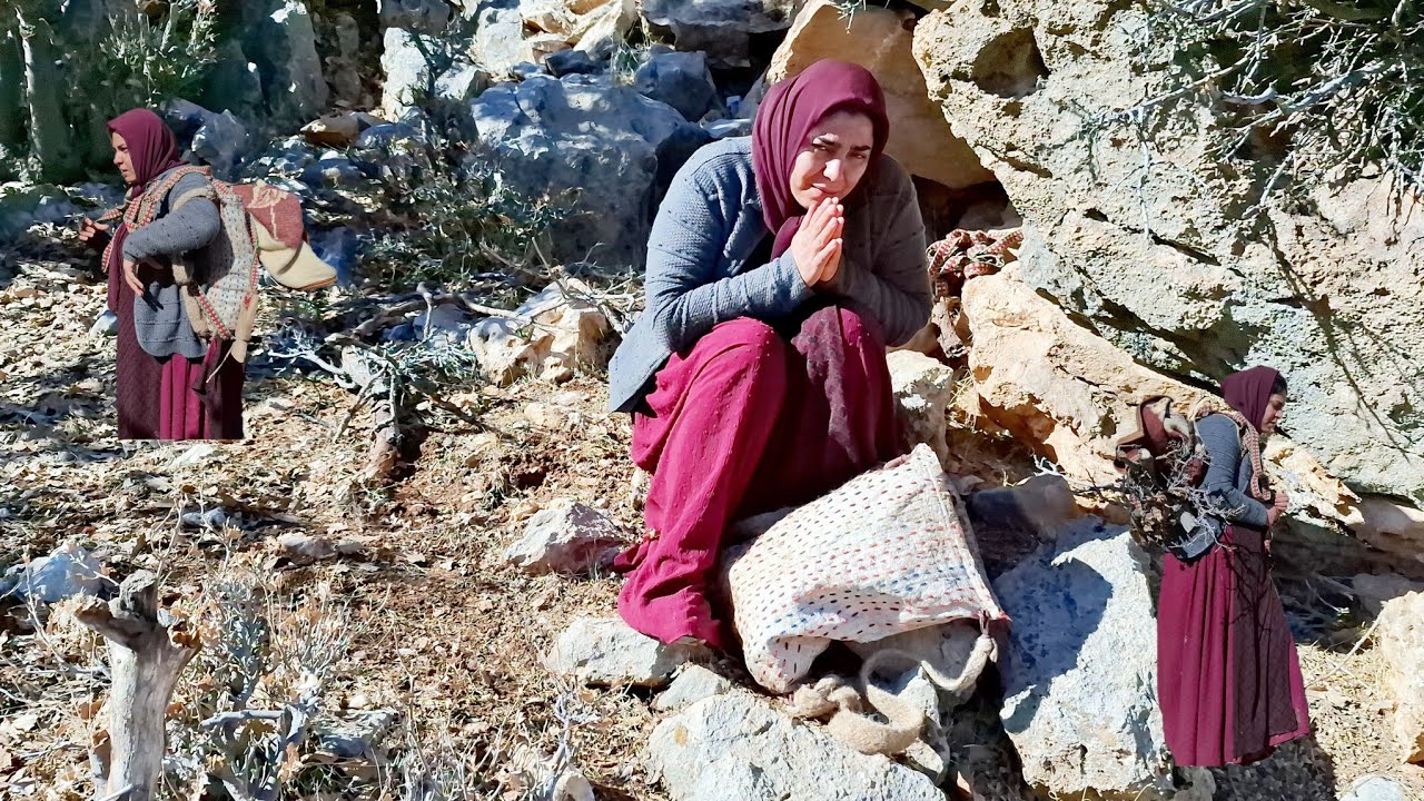Moonlight in the mountains without shelter: The cameraman fed and moved him