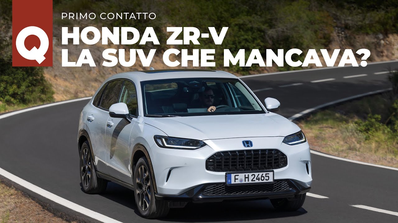 Honda ZR-V (2023): slanciata e dinamica, ecco la sorella a ruote alte della Civic