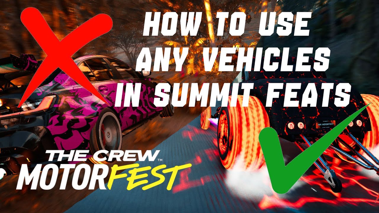 SUMMIT GLITCH USE ANY VEHICLES in Summit Feats | The Crew Motorfest