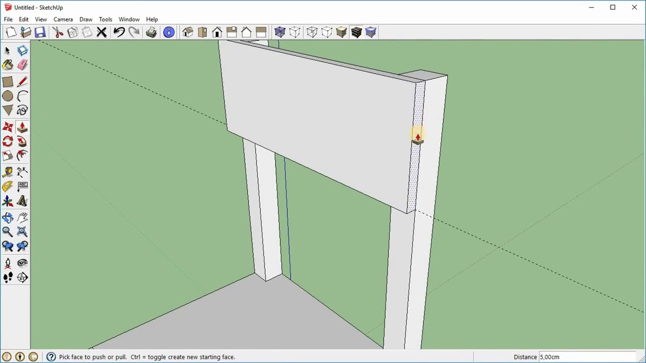 Стул в SketchUp