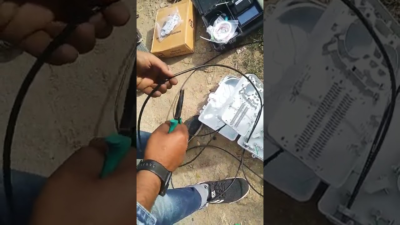 How to splicing fiber optic cable part 1