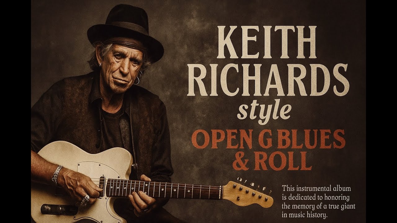 Keith Richards Style | Open G Blues & Roll