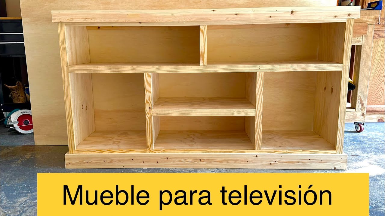 C&oacute;mo hacer mueble para tv,         (primera parte).