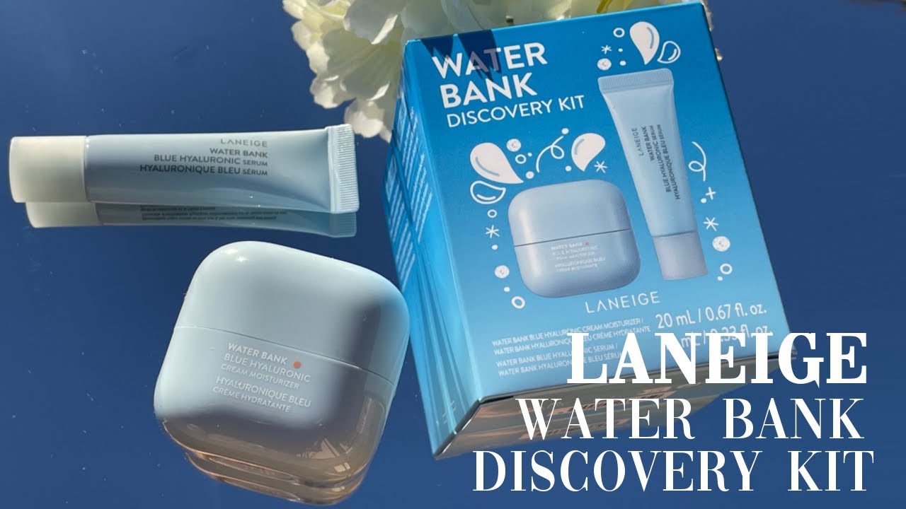 💙 SKINCARE REVIEW: LANEIGE WATER BANK BLUE HYALURONIC SERUM & WATER BANK CREAM 💧