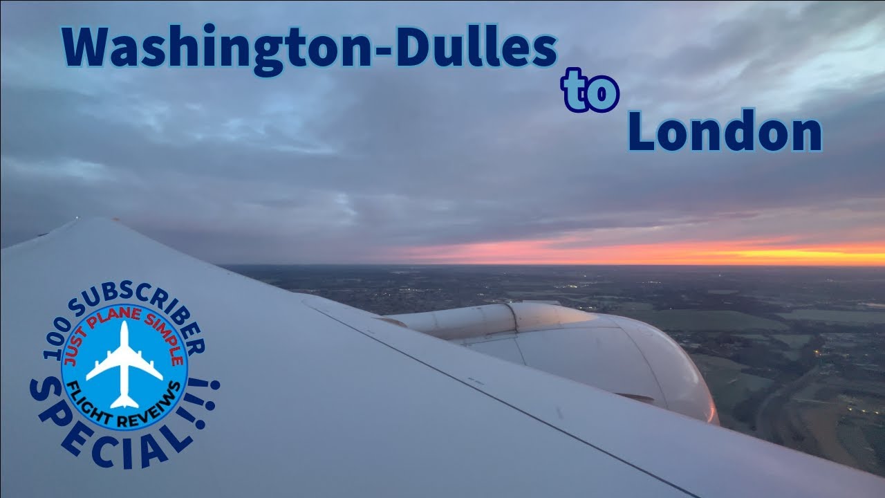 United 777-200 Premium Plus to London (IAD-LHR Flight Review) [4K]