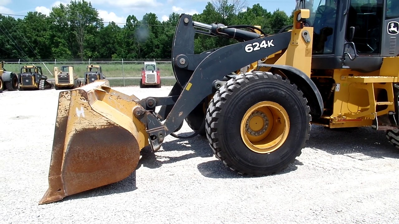 2012 John Deere 624K wheel loader C&C Equipment LOW HOURS