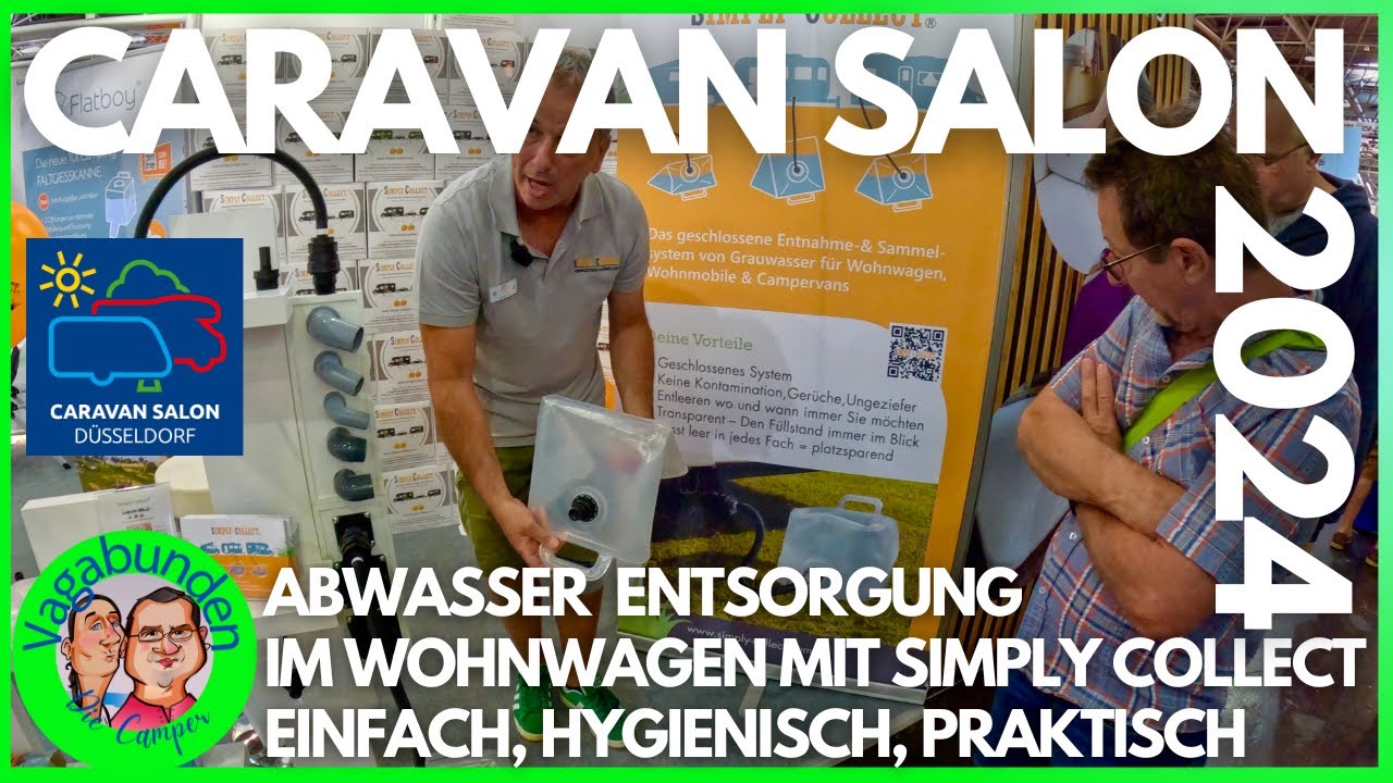 Abwasser Entsorgung im Wohnwagen oder Wohnmobil von Simply Collect - Einfach, Hygienisch, Praktisch