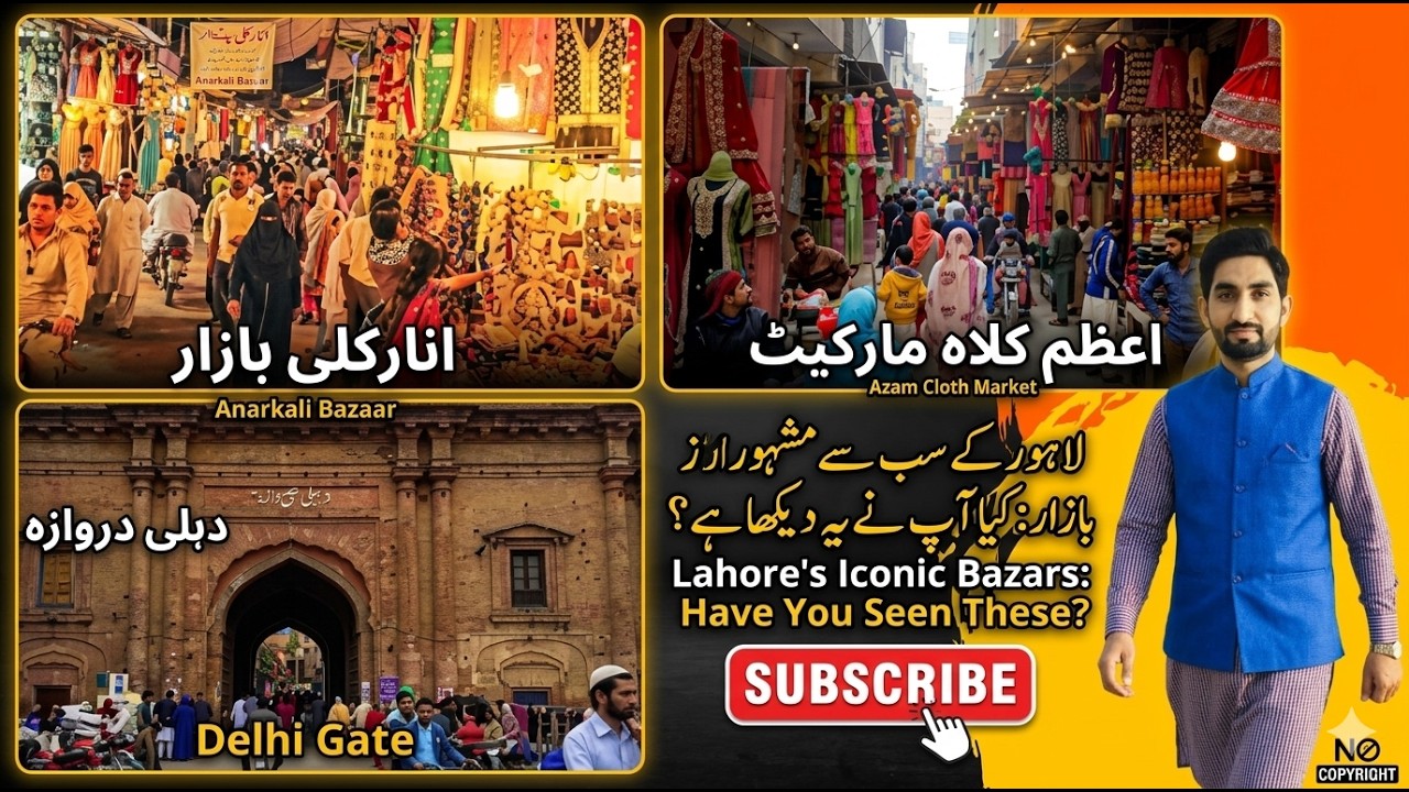 ANARKALI KI SEAR , dhaili gate and azma market sunday velog