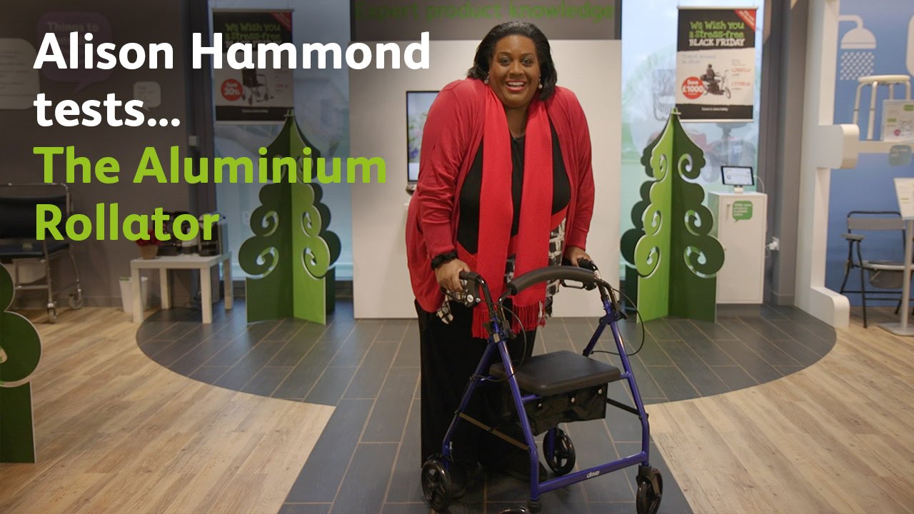 Alison Hammond Tests&hellip; The Lightweight Aluminium Rollator