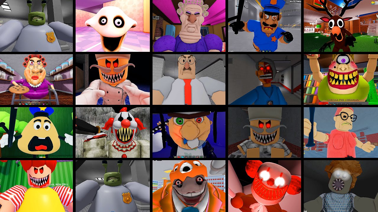 EPIC SCHOOL ESCAPE, BARRY'S PRISON RUN!, HUNGRY WORM PRISON,Team Dentist,Tim Farm, ROBLOX JUMPSCARES