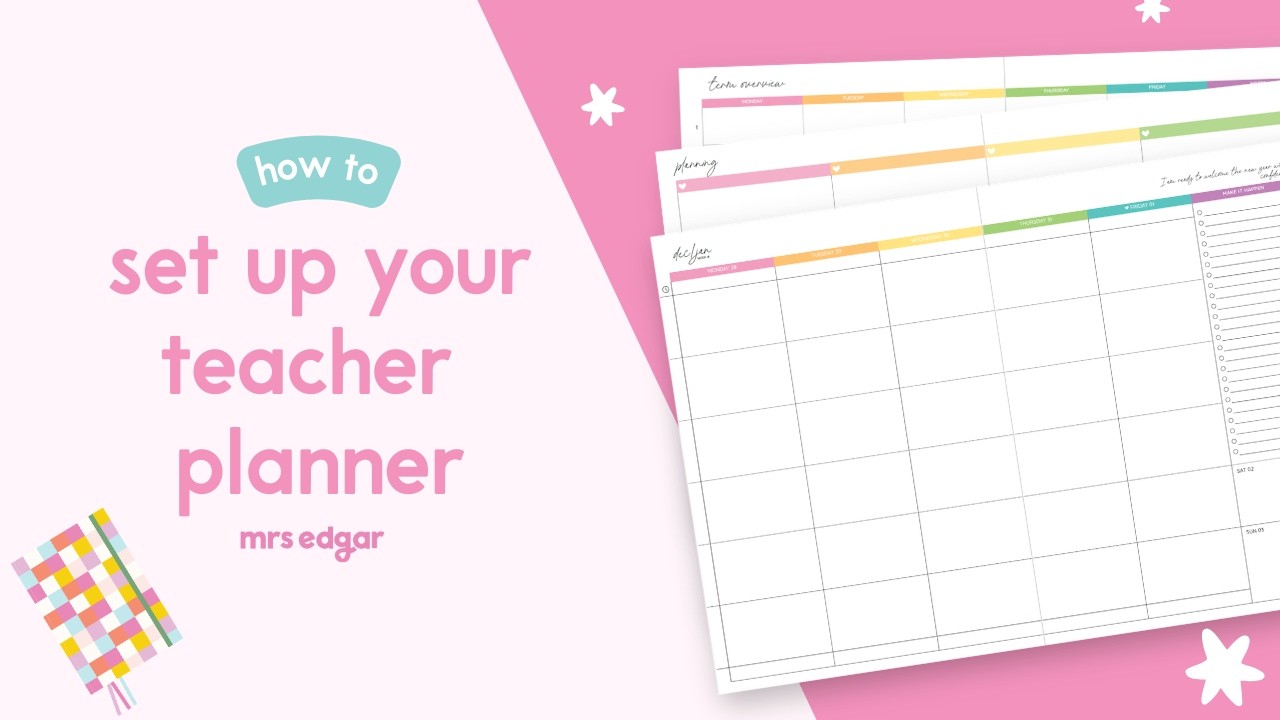 Back to School 2026 Planner Setup | Term Overview, Planning Pages & Weekly Spread