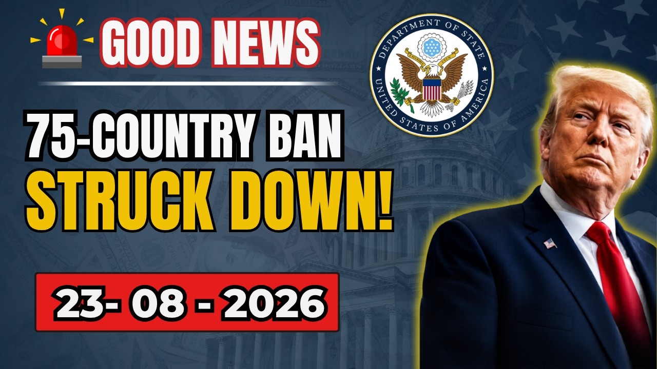 BREAKING: Trump&rsquo;s 75-Country Visa Ban Just Got Overturned! What Immigrant Visa Applicants Need to do