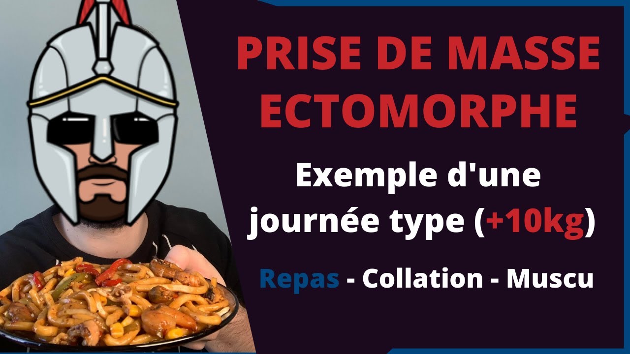 PRISE DE MASSE ECTOMORPHE : Une journ&eacute;e compl&egrave;te avec moi ✔️ (repas, calories, musculation) 💪 VLOG#1