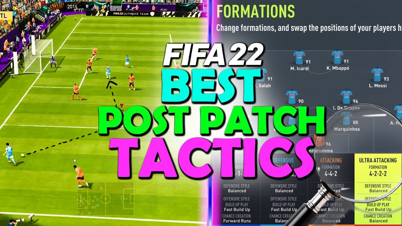 These 4222 CUSTOM TACTICS are the *NEW* META POST PATCH in FIFA 22 | FIFA 22 CUSTOM TACTICS GUIDE
