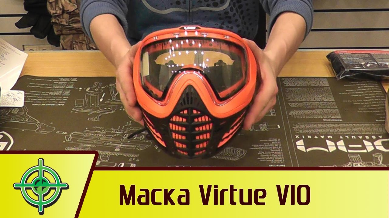 Маска Virtue VIO. Paintball mask Virtue VIO review.