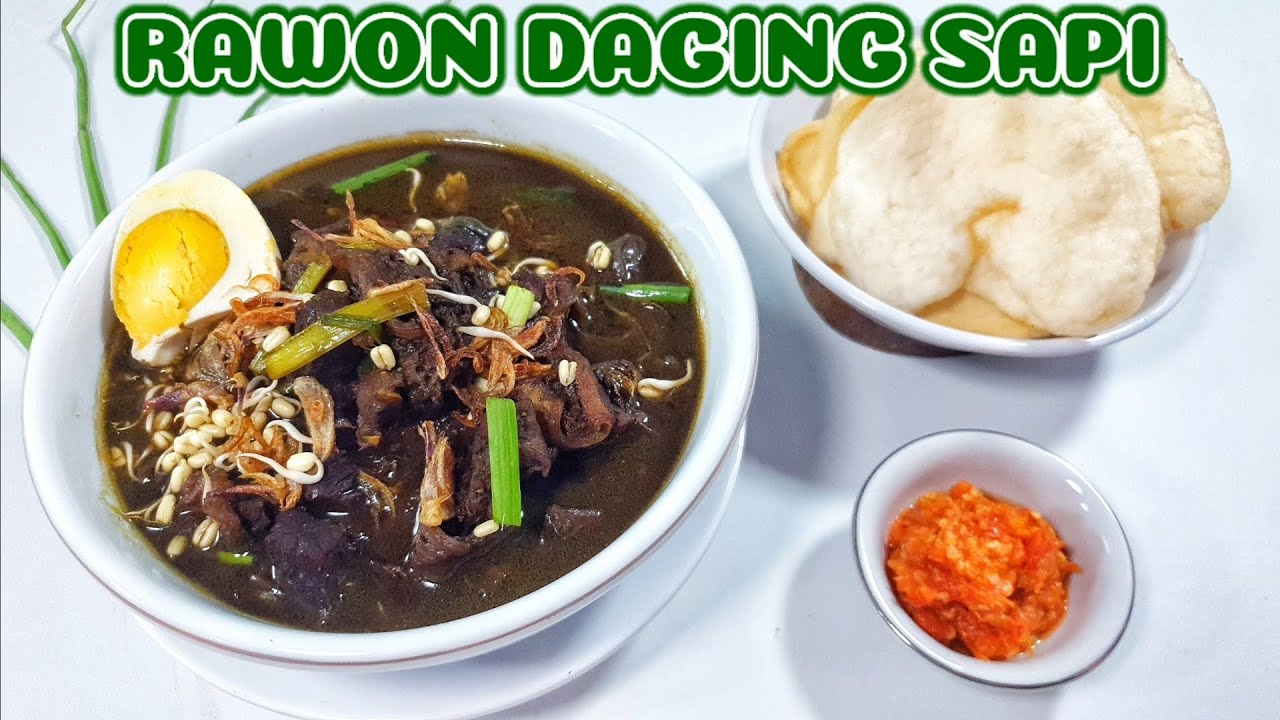 RAWON DAGING SAPI ENAK - MASAKAN KHAS SURABAYA || CARA MASAK RAWON - MASAKAN JAWA TIMUR