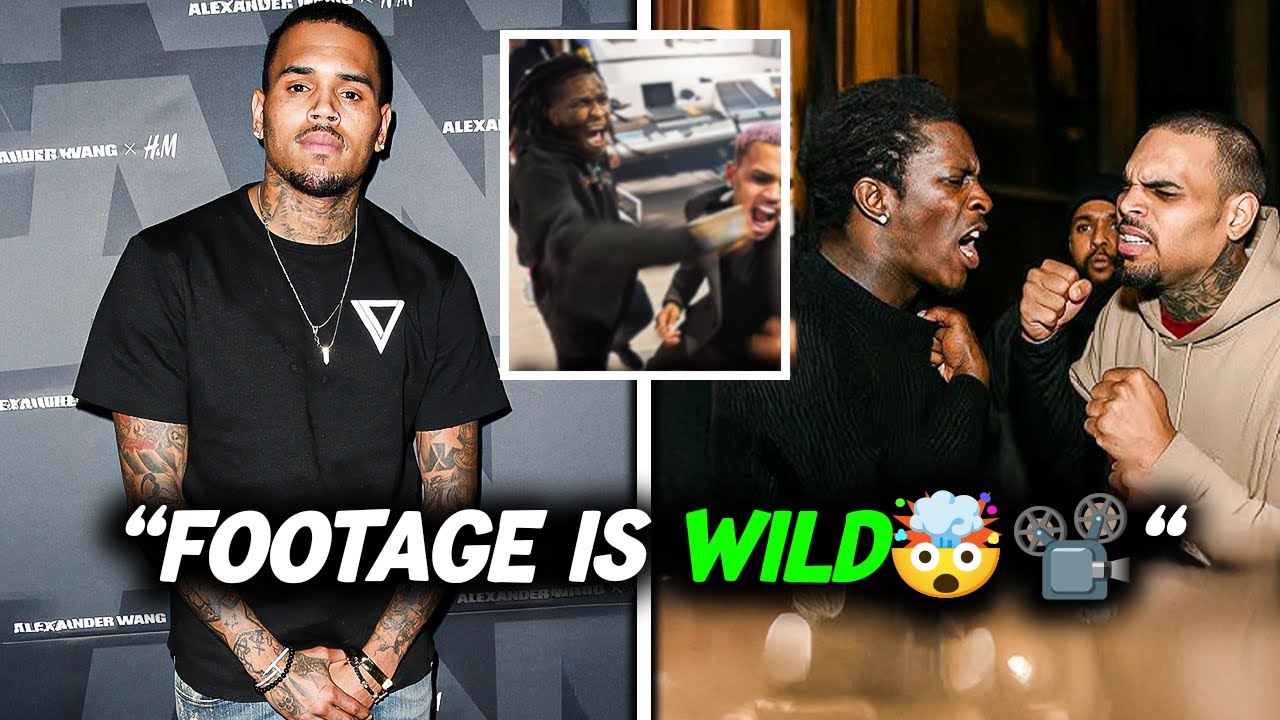 Chris Brown SWINGS On Young Jeffrey In Leaked Clip.. (It Escalated FAST)
