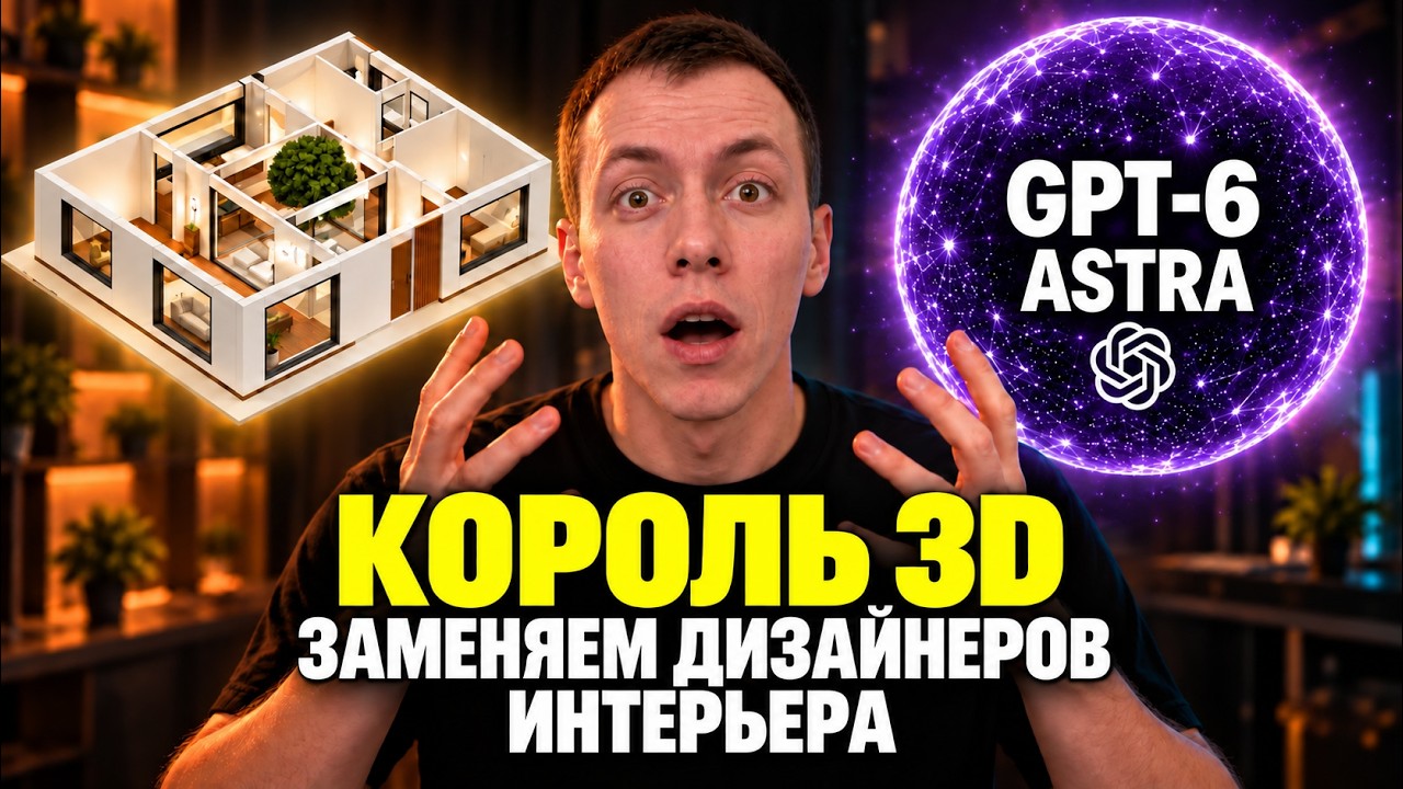 Тестирую GPT 6 ASTRA - я в ШОКЕ. Это король 3D.