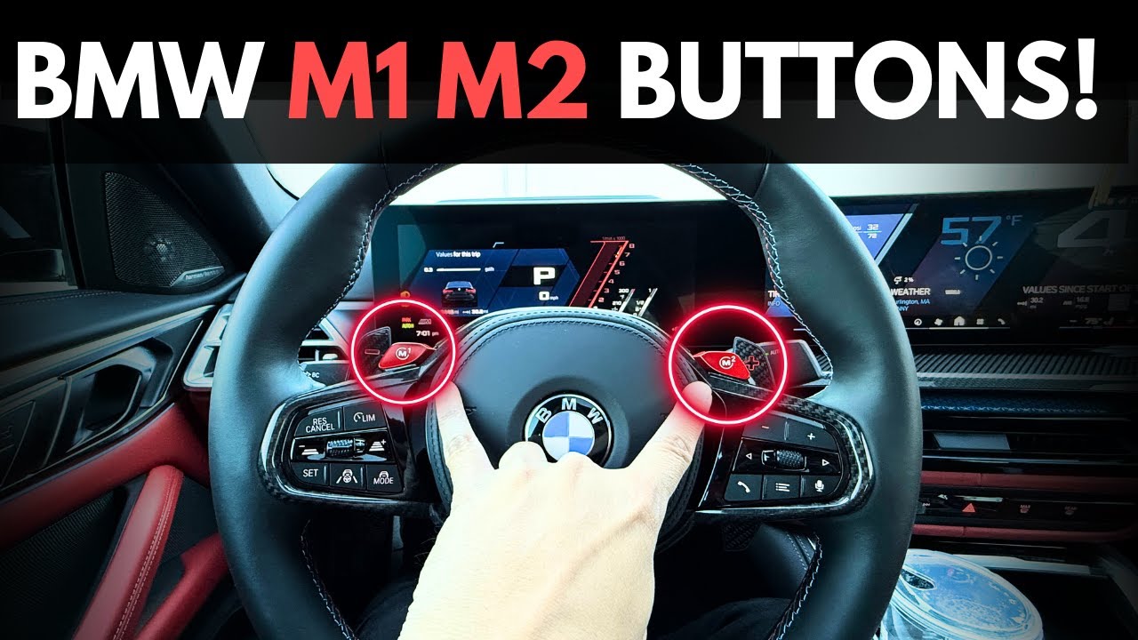 Here's How To USE BMW M1 & M2 Buttons! Tricks & Tips!