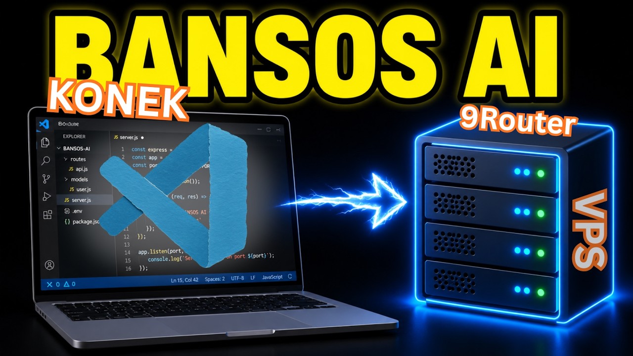 Connecting 9Router VPS to Local VSCode &mdash; AI Assistance Made More Fun (Indonesian)