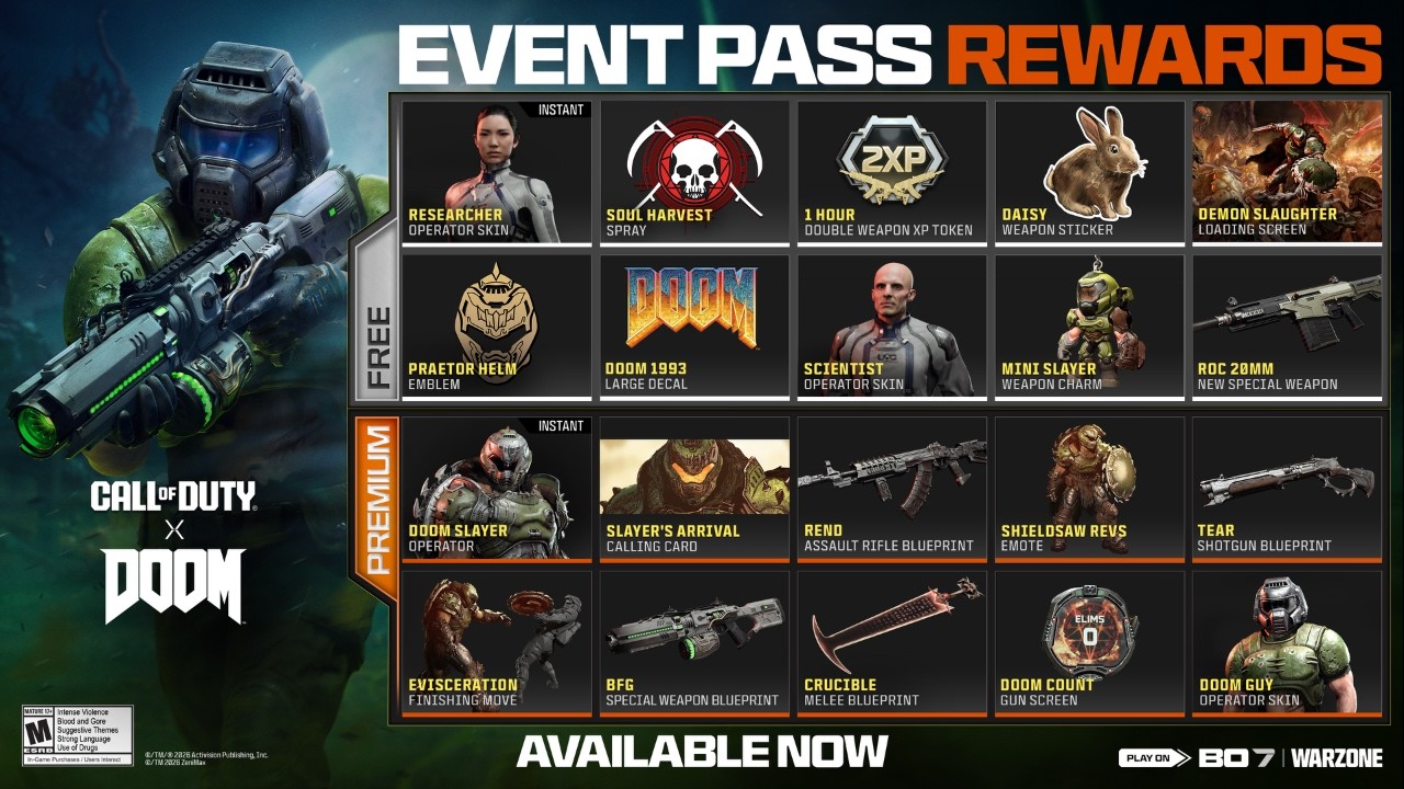 NEW BO7 DOOM EVENT & HUGE GIVEAWAY... (FREE COD POINTS, BLACKCELL & BATTLEPASS)
