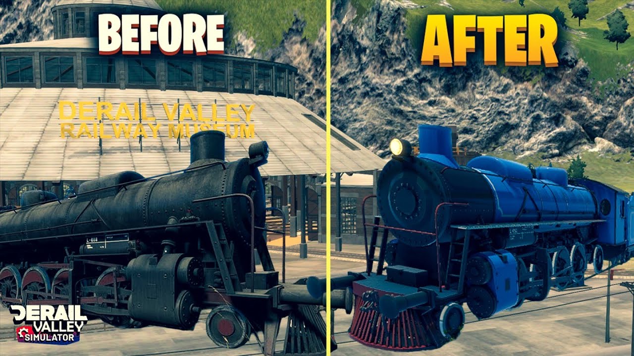 Derail Valley &ndash; Big Boy | S282-730 Restoring Private Locomotive was an Amazing Experience | Museum