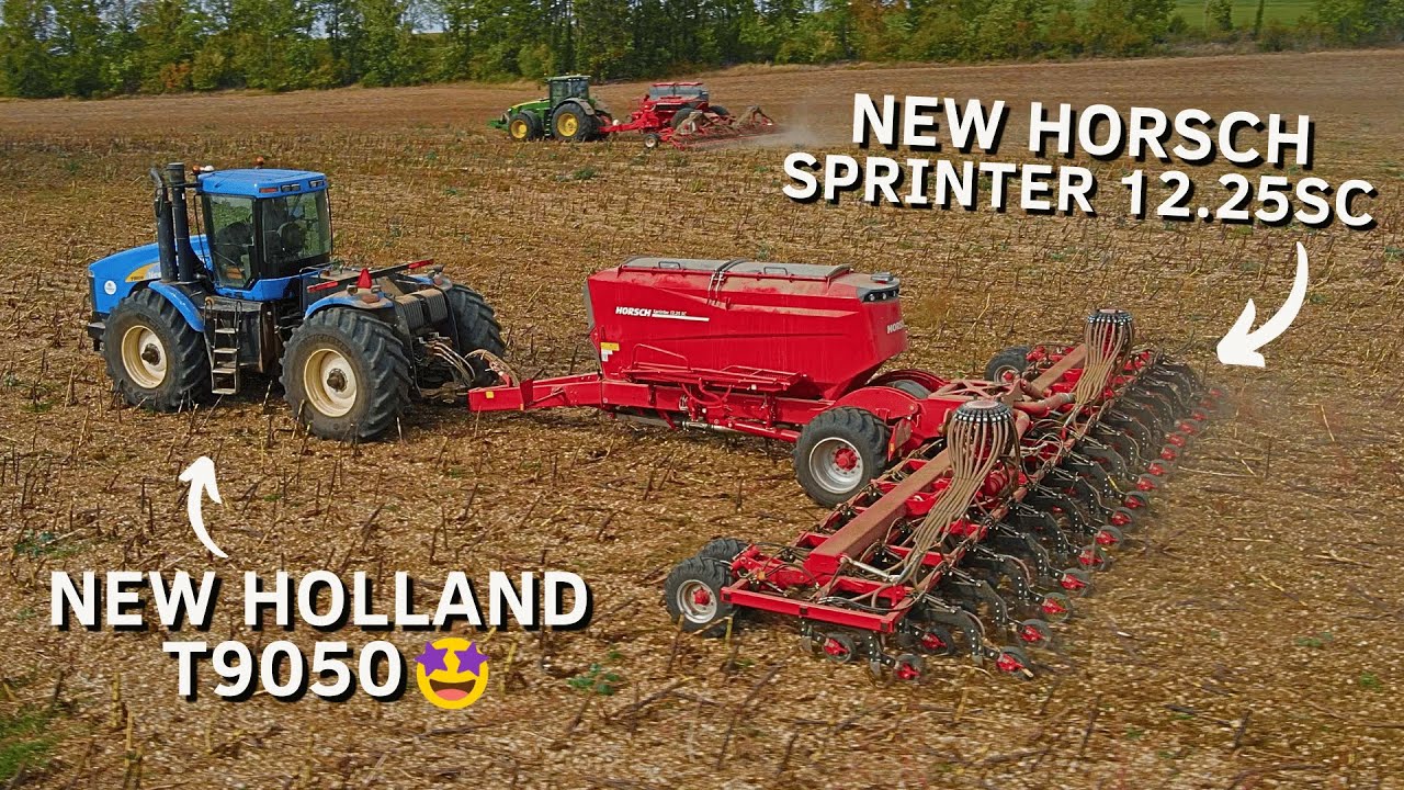 😱 NEW HORSCH SPRINTER 12.25 SC | NEW HOLLAND T9050 | XXL SEMIS DIRECT 2023 😎🌱 !!