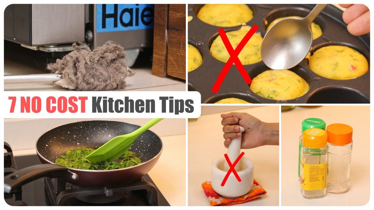 7 NO COST Kitchen Tips | Smart & Useful Kitchen Tips for Every Kitchen | HOMETALES