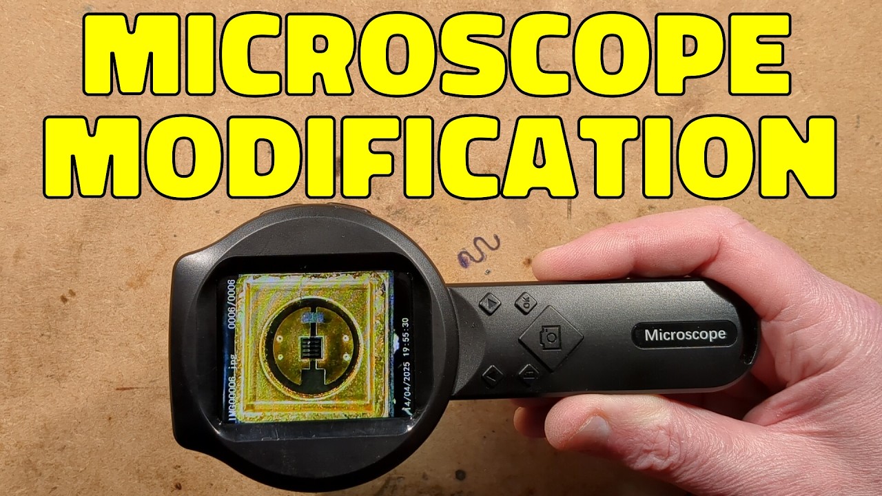 Exploring and modifying the focus of a cheap LCD microscope