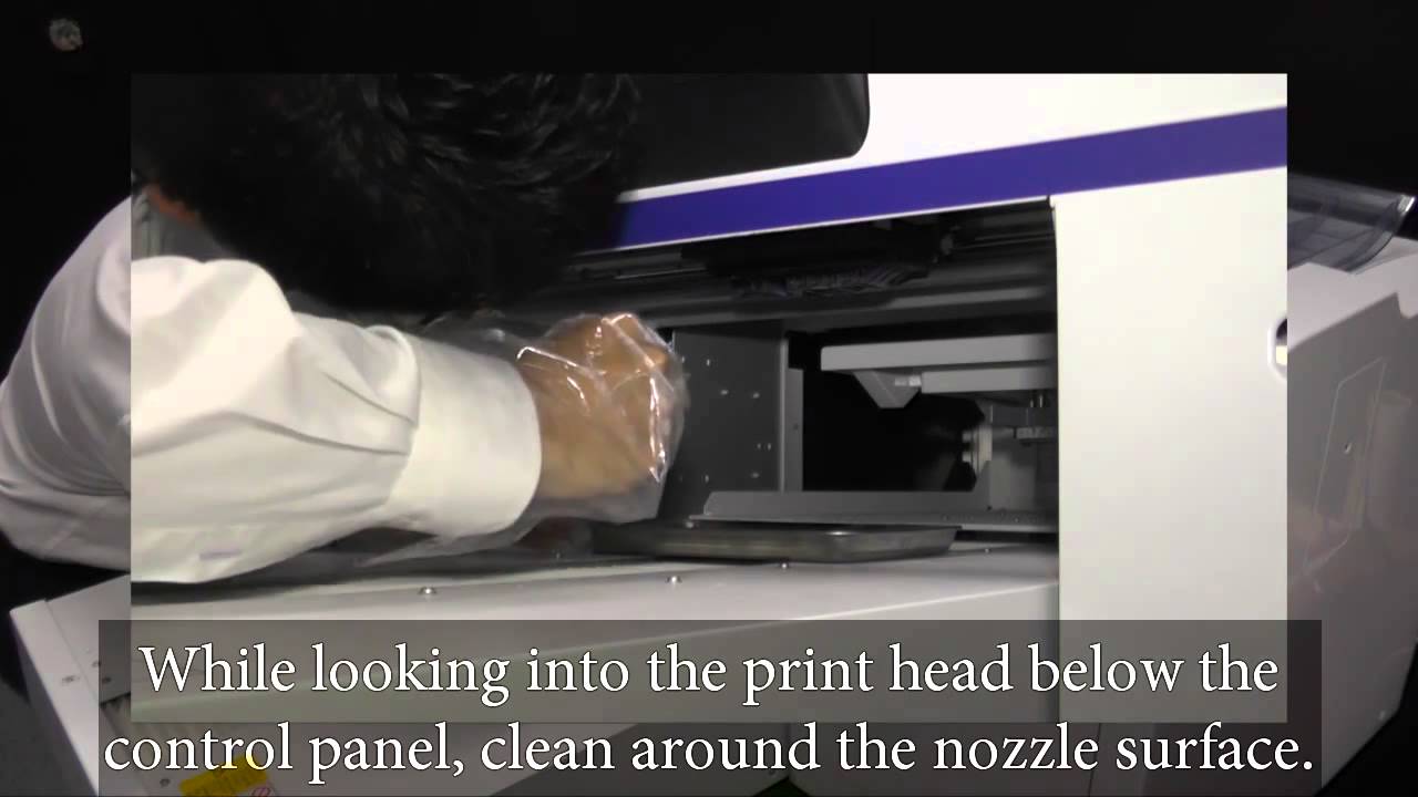 Epson SC-F2000 DTG Maintenance - Head Cleaning