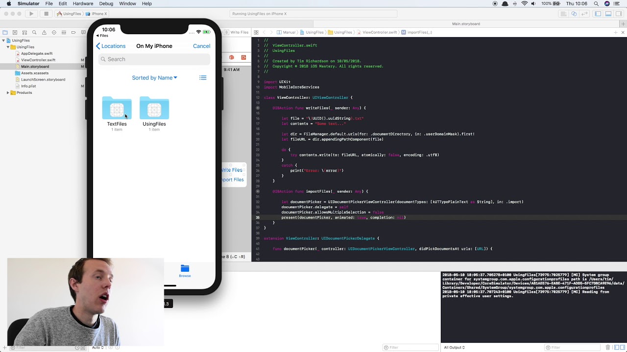 Supporting the Files App in iOS 11 using Swift