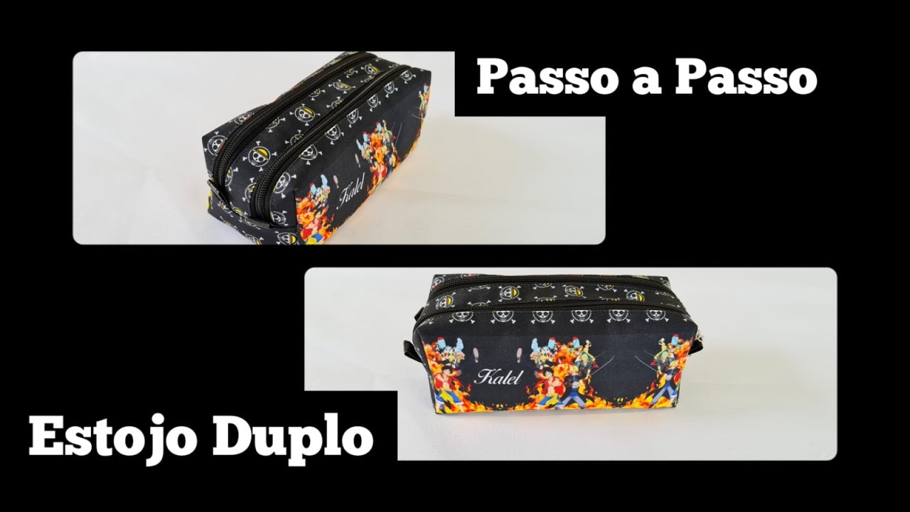 Passo a Passo Estojo Duplo