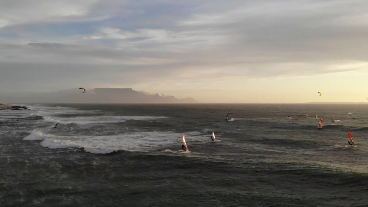 Drone footage - Haakgat, South Africa - windsurfing, kitesurfing