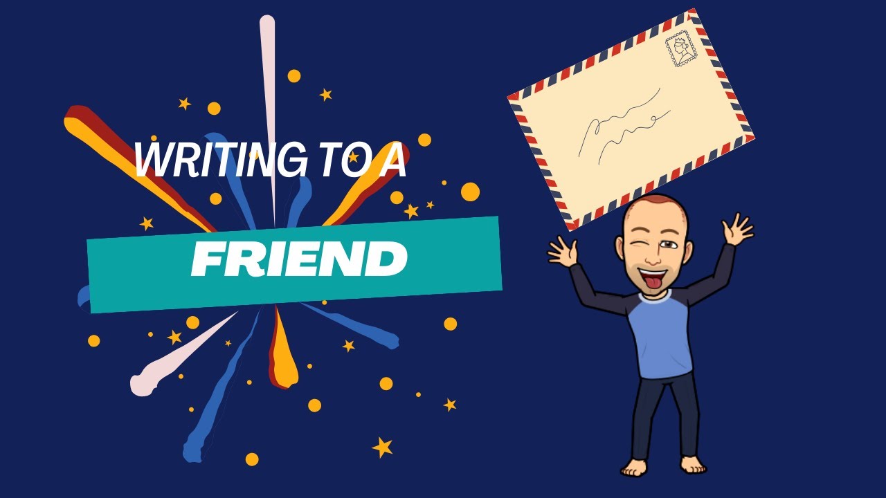 Writing a letter to a friend