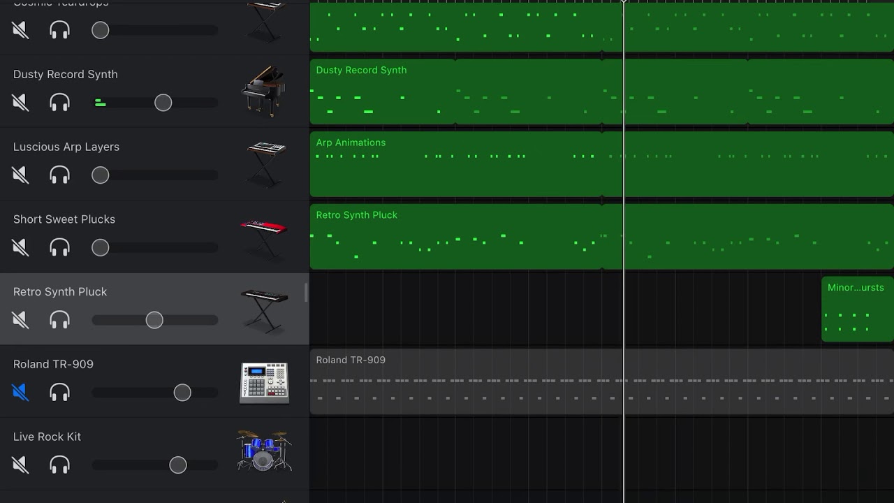 Techno iPad garage band #1