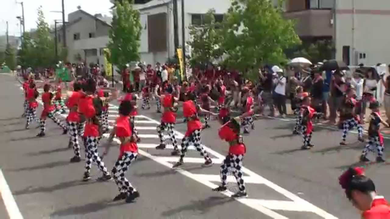 観音寺チビッコ新体操　～銭形よさこい2014(柳町会場)
