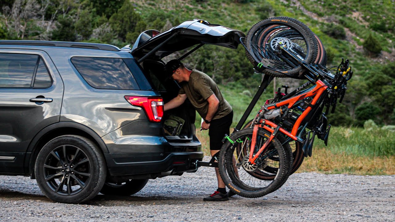 Playing with our new MTNtek bike rack. mtntekadventure.com