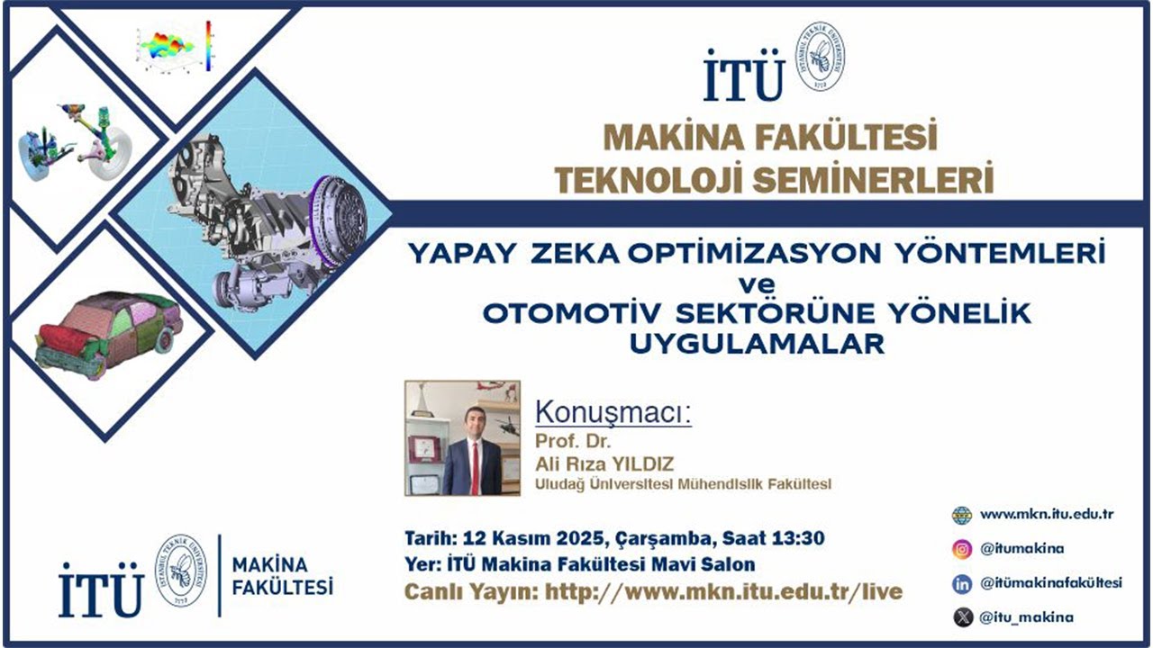 Yapay Zeka Optimizasyon Yöntemleri ve Otomotiv Sektörüne Yönelik Uygulamalar