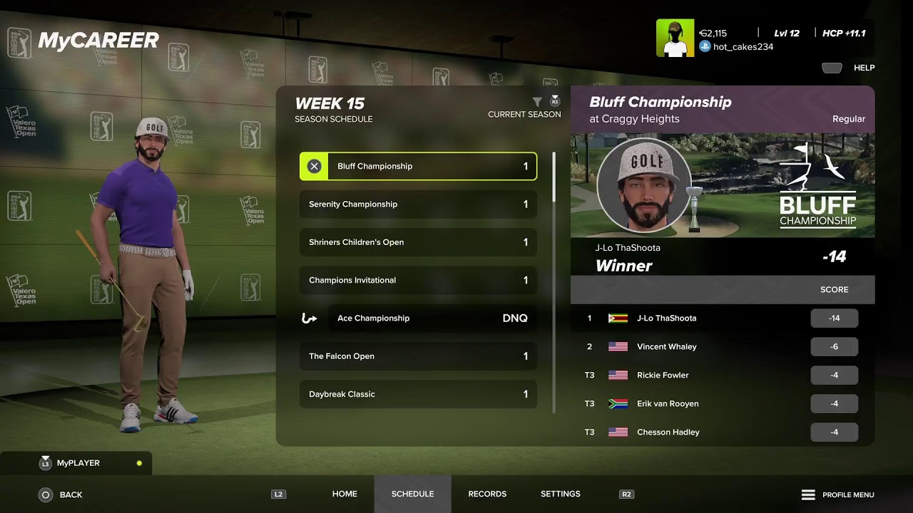 PGA MyCareer